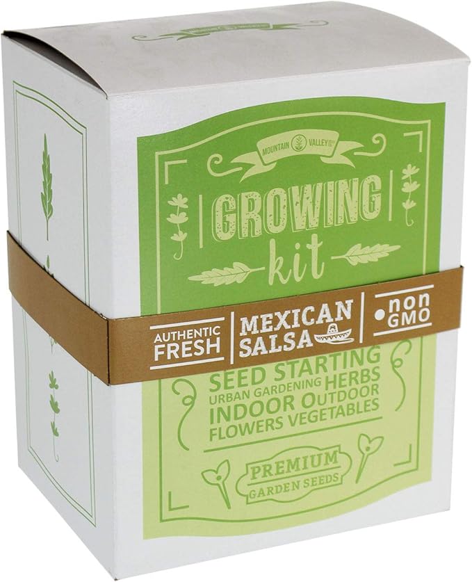 Salad & Vegetable Garden Seed Starter Kit | Deluxe | 12 Non-GMO Varieties | Gardening Starter Kit | Seeds: Cucumber, Sweet Pepper, Tomato, Chives, Lettuce, Carrot & More