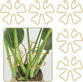 PRETTY JOLLY 5PCS Iron Monstera Plant Support Stakes Premium Plant Stand for Indoor & Outdoor Plants Practical Leaf Holders,Durable Trellis Accessories for Gardening Enthusiasts(Butterfly)