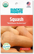 Back to The Roots 100% Organic Seed Packet - Squash 'Winter Waltham Butternut' 2.8g