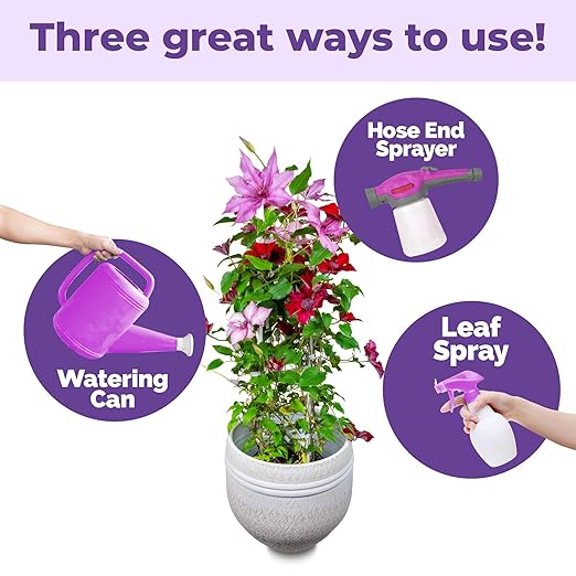 Clematis Fertilizer – Liquid Plant Food for More Blooms, Stronger Vines & Vibrant Flower Color, 8 oz