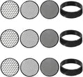 3 Pack Sifting Pan Outdoor Gold Panning Soil Sifter Garden Sieve Mesh Garden Mini Sifting Pan Soil Sand Sieve for Garden Outdoor