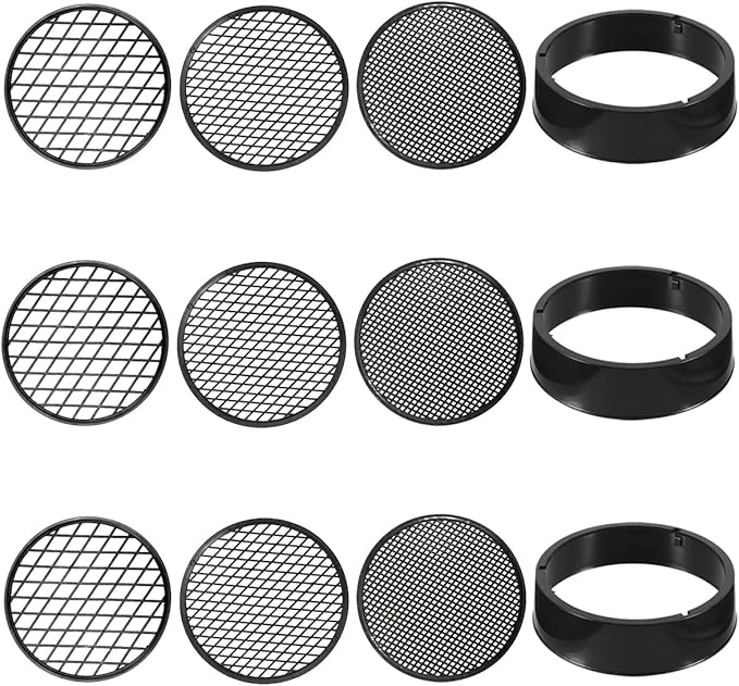 3 Pack Sifting Pan Outdoor Gold Panning Soil Sifter Garden Sieve Mesh Garden Mini Sifting Pan Soil Sand Sieve for Garden Outdoor
