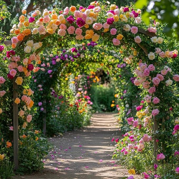 100+ Climbing Rose Mix Seeds Colorful Flower Garden Planting