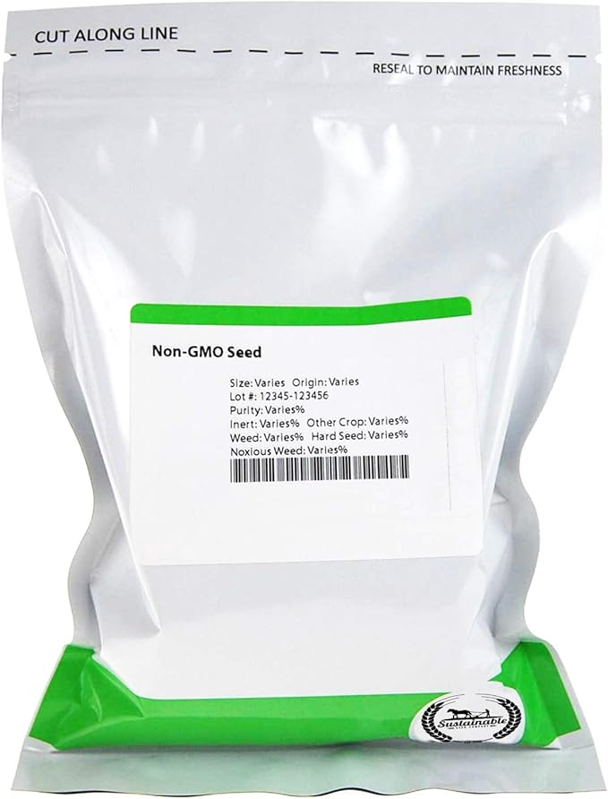 Organic Red Giant Mustard Seed - 1 LB Bulk ~240,000 Seeds - Non-GMO, Heirloom, Organic, Open Pollinated, Vegetable, Herb Gardening & Micro Greens Seeds