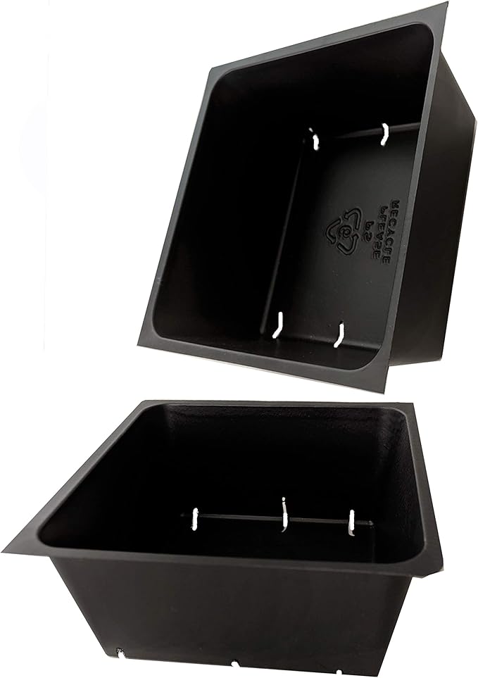 5" x 5" x 2" Deep Garden Germination Trays w/Drain Holes Greenhouse/Gardening Plant Grow Inserts (48)