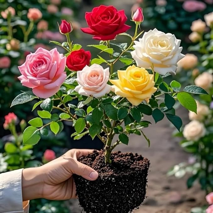 Beautiful Rose Seeds (25pcs) – Easy to Plant Perennial Rare Exotic Garden Plants – Perfect for Weddings & Gifts