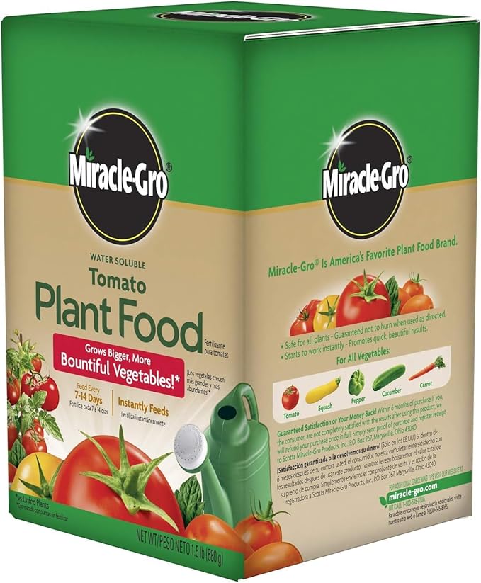Miracle-GRO 2000422 Plant Food, 1.5-Pound (Tomato Fertilizer), 1.5 lb (Pack of 2)