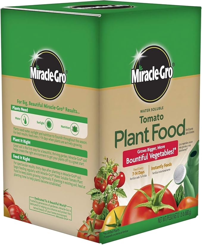 Miracle-GRO 2000422 Plant Food, 1.5-Pound (Tomato Fertilizer), 1.5 lb (Pack of 2)