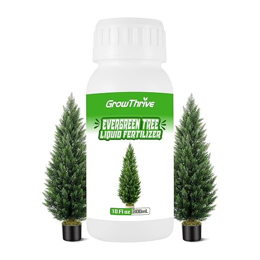Evergreen Tree Liquid Fertilizer – Natural Probiotic Plant Food for Healthy Evergreen Growth – 10 oz Concentrate – Promotes Greener Leaves, Strong Roots & Soil Health