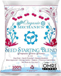 Organic Mechanics Seed Starting Potting Soil Blend, 16 Quarts – Provides Optimal Seed Germination with Coconut Coir, Aged Pine Bark, Rice Hulls, and Worm Castings – Peat-Free & Eco-Friendly
