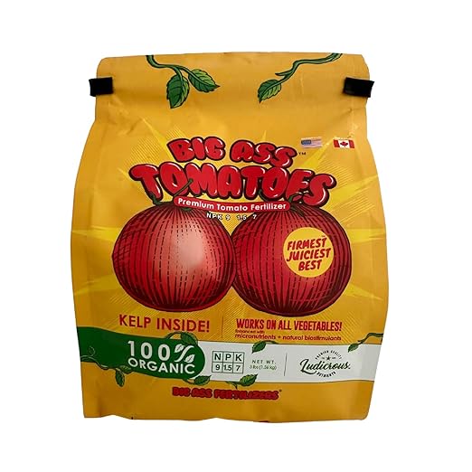 Fertilizer for Tomatoes – Large Size 3 lb Premium Organic Plant Fertilizers with Kelp – Indoor Outdoor Nutrients for Vegetables, Fruits