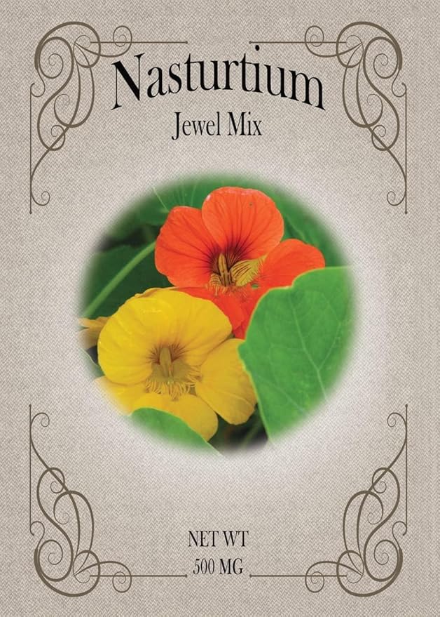 Black Duck Brand Set of Flower Seed Packets! Flower Seeds in Bulk - Great for Creating The Garden of Your Dreams! (50, Nasturtium)