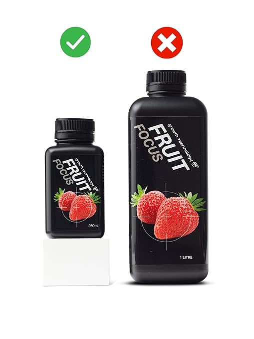 Growth Technology GT Fruit Focus – Liquid Plant Food for Citrus, Berries, Grapes, Strawberries, Watermelons & Other Fruit Trees and Vines – Ideal for Outdoor & Container Gardens – 8.5 fl oz (250 mL)