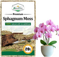 ZeeDix 1.1 lb Premium Sphagnum Moss for Plants Indoor, New Zealand Sphagnum Moss for Orchid Potting Mix Terrarium Succulent Carnivorous Ferns Hosta Garden & Reptile Habitat (Expands to 20L)