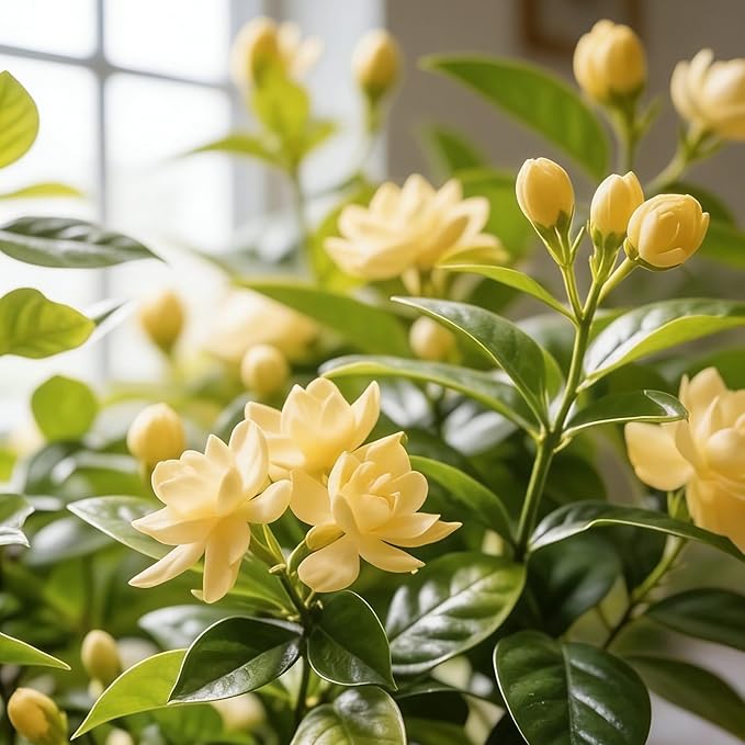 Double Jasmine Flower Seeds for Planting, 100pcs Fragrant Climber Jasmine Perennial Flower Seeds Plants, Non-GMO Heirloom Beauty Climbing Flowers in Home Garden Outdoors