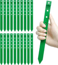 20Pcs Landscape Edging Garden Stakes,10 Inch Metal Garden Stakes,Fence Stakes,Metal Stakes for Edging,Terrace Board,Grass Barrier,Garden Edging Coil (Green1)