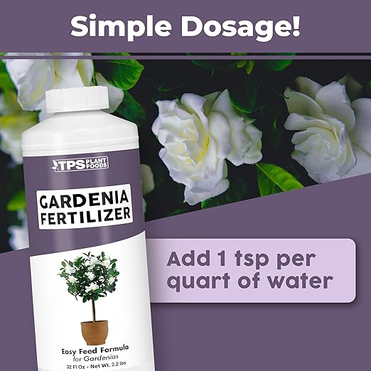 Gardenia Fertilizer – Liquid Plant Food for More Blooms, Rich Green Leaves & Stronger Root Development, 32 oz