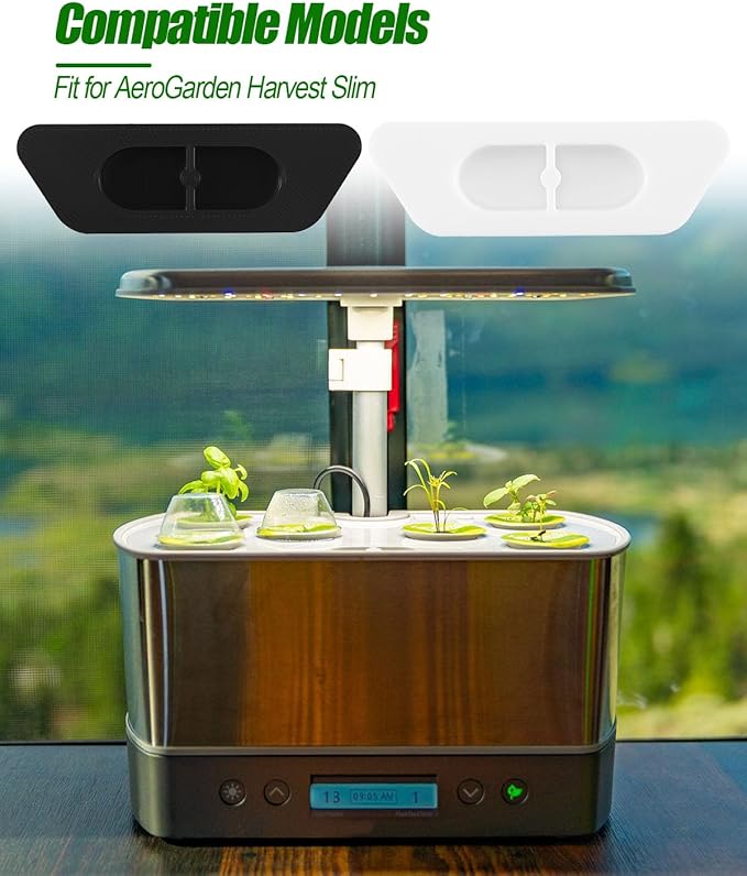 Water Fill Cap Replacement Fit for AeroGarden Harvest Slim Hydroponic Systems, Reusable Replacement Lid for Prevent Spills and Reduce Evaporation, Hydroponic Gardening Accessory