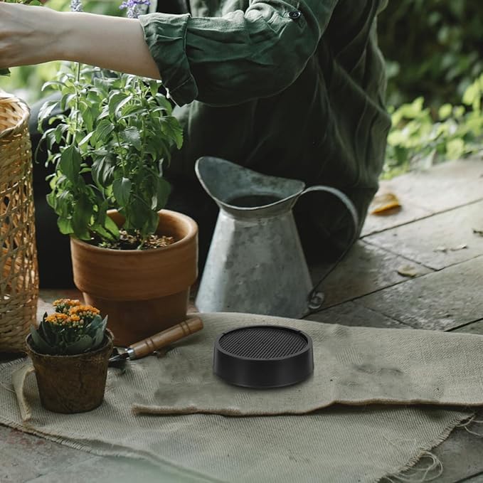 DOITOOL 2 Set Garden Sieve Soil Sifter, Round Plastic Sand Sieve, Soil Gardening Sifting Pan, Compost Sifter Rock Dirt for Small Gravel, Sand