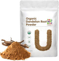 Unleash’d Organic Dandelion Root Powder 16oz – Organic Vegan, for Tea & Drinks, Detox and Digestive Support