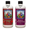 Neptune's Harvest Organic Plant Fertilizer | Liquid Fertilizer for Lawn, Garden & Houseplant | Rich in Essential Nutrients | Tomato & Veg 2-4-2 (Pint) + Rose & Flowering Plant Food 2-6-4 (Pint)