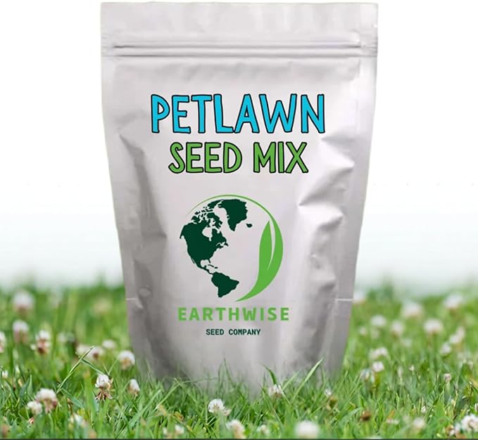 Earthwise PetLawn Seed Mix – 5 lb – Dog & Pet-Friendly Grass Seed – Fast-Growing, Durable Lawn – Covers 2000 sq. ft. (Bare) / 5000 sq. ft. (Overseed)