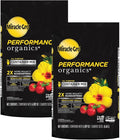 Miracle-Gro Performance Organics All Purpose Container Mix, 6 qt. - Organic, All Natural Plant Soil - Feed for up to 3 Months - All-Purpose Formula for Vegetables, Flowers and Herbs, 2-Pack