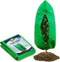 SCRUBIT Plant Covers Freeze Protection, 78"W x 94"H Frost Cloths for Outdoor Plants & Fruit Trees with Zipper and Drawstring, Thick Winter Plant Covers - Tree Frost Blankets for Shrubs
