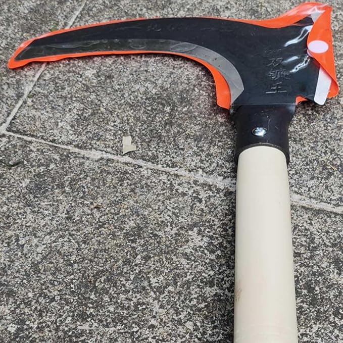 Scythe Tool，Sickle Garden Tool，Scythe Weapon,Long Handle Sickle