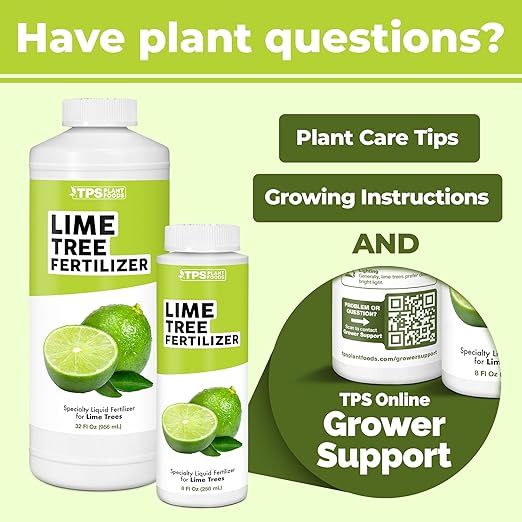 Lime Tree Fertilizer – Liquid Plant Food for More Fruit, Better Flowering & Stronger Root Development, 32 oz