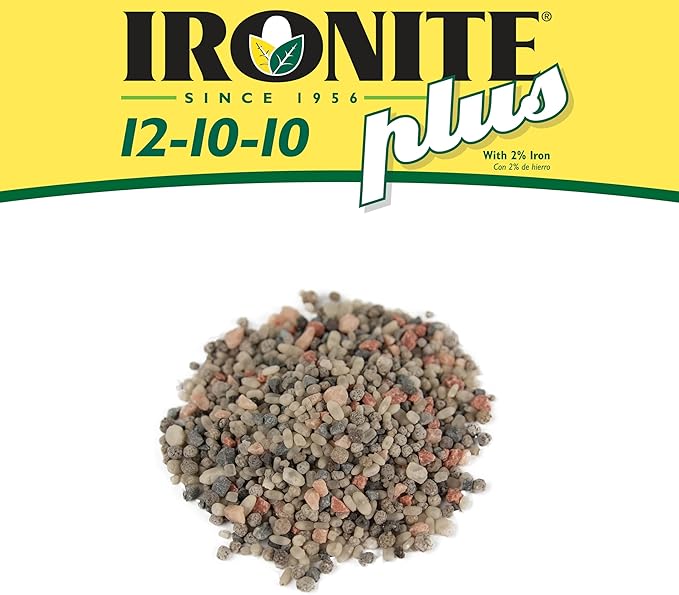 Ironite Plus Shrubs, Trees Plant Food Bag Granular 12-10-10 3lb