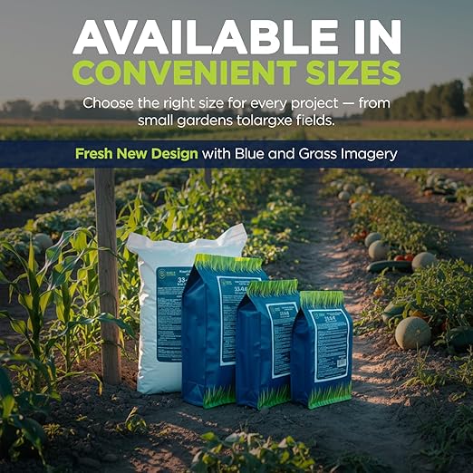 Supply Solutions | 33-0-0 Rapid Green High Nitrogen Fertilizer with Sulfur - Fast-Acting Lawn & Turf Fertilizer for Lush Green Growth - Nitrogen-Rich Plant Food for Grass, Crops & Gardens (5 Pounds)