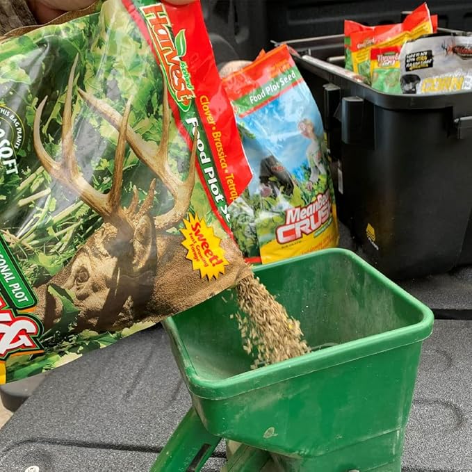 EVOLVED HARVEST Throw & Gro No-Till Forage for Deer - Easy-to-Plant Fast-Growing Food Plot Seeds, 5 Lbs