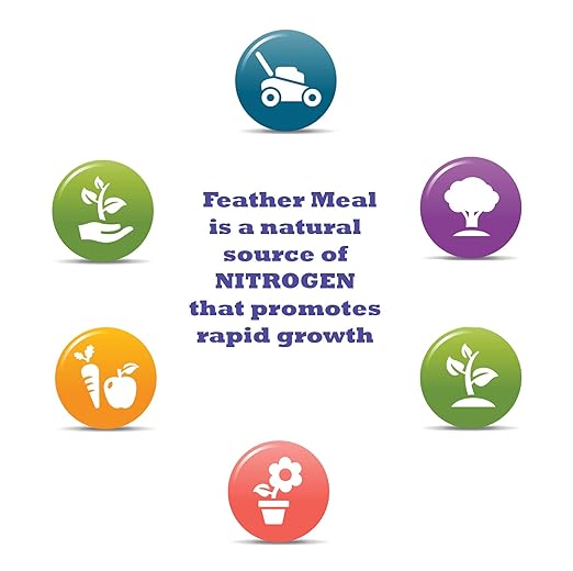 | Natural Garden Feather Meal Fertilizer | Granular Mix | 2 Pounds