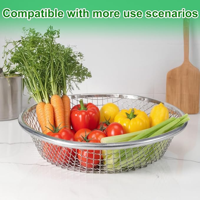 3PACK Soil Sand Compost Sifter for Gardening - Soil Compost Rock Sifter with Repotting Mat Fits 5-Gallon Buckets 1/4 Inch & 1/8 Inch & 3/8 Inch Mesh Sieve for Gravel, Dirt, Sawdust