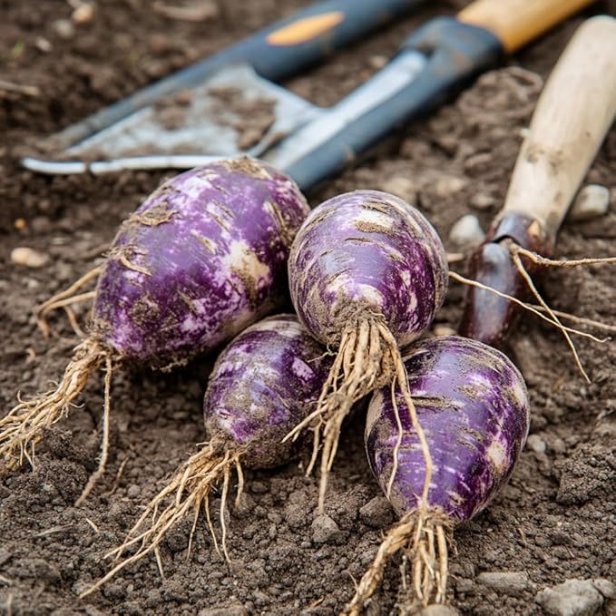 100 Pcs Dioscorea Alata Seeds, Heirloom Purple Yam Vegetable Seeds for Planting, High-Yield Tuber for Home Gardens, Farms, Backyard Growing & Sustainable Food Gardening