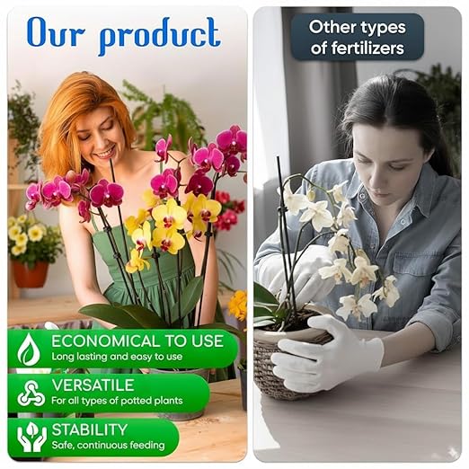 All-Purpose Liquid Plant Food Fertilizer for Orchids & House Plants | Concentrated Nutrient Solution for Indoor & Outdoor Plants | Promotes Vibrant Blooms, Strong Roots & Lush Foliage | Made in USA
