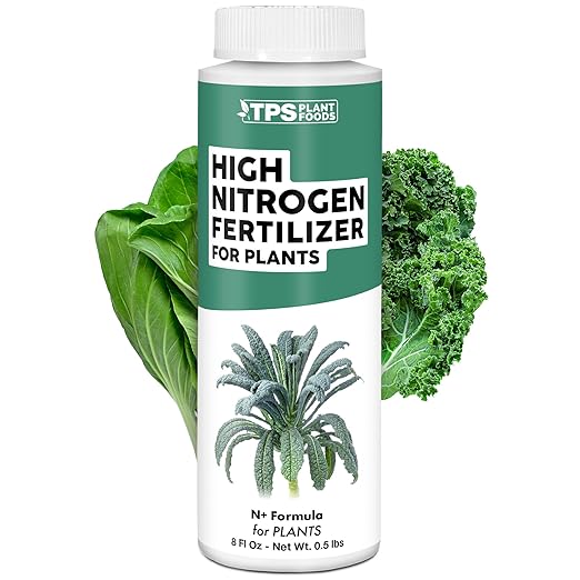 High Nitrogen Fertilizer for Plants – Liquid Plant Food for Rapid Green Growth, Deep Leaf Color & Strong New Foliage, 8 oz