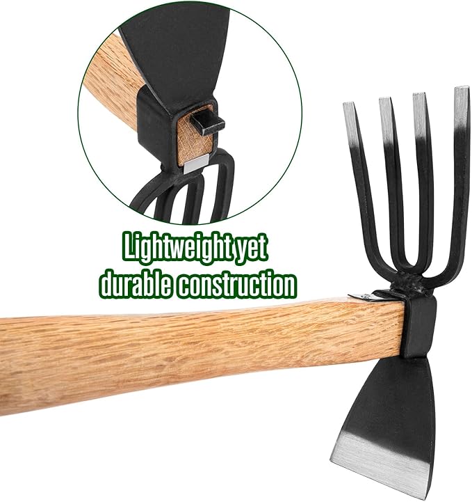 Hoe Garden Tool, Japanese Weeding Hoe - Hoe Cultivator 2 in 1 Hand Garden Tools for Gardening Planting