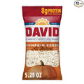 DAVID All Natural Pumpkin Seeds, 2.25 oz. (Pack of 12)