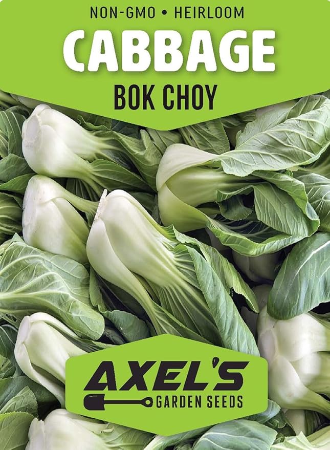 Cabbage Seeds for Planting - Plant & Grow Heirloom Cabbage Varieties Home Outdoor Garden – Easy Grow Planting Packet Instructions Included, Great Gardening Gift – 1 Packet of Each Variety