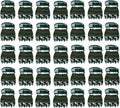 Plant Clips Orchid Clips Plants Orchid Support Clips 50Pcs Flower Vine Clips for Supporting Stems Vines Stalks Climbing Plant Grow Upright (Green, 0.6x0.86in) (Green, 0.6x0.86in)