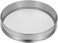 Yardwe Soil Sifter Stainless Steel Mesh Garden Sieve for Potting Soil Compost Rock Screening and Bonsai Preparation 2Mm Mesh