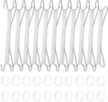 10pcs Tomato Support Hooks with 20pcs Tomato Clips, J Hooks to Prevent Tomatoes from Pinching or Falling Off, Garden Hooks with 33.3ft Twine, Plant Climbing Hooks for Tomatoes Cucumber (10)