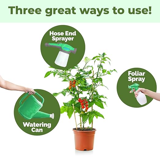 5-5-5 Fertilizer for Plants, Great for Vegetables, Flowers, and Shrubs, Liquid Plant Fertilizer by TPS Plant Foods, 1 Gallon (128oz)