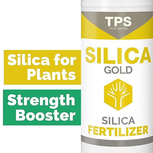 TPS NUTRIENTS Silica Gold Plant Strength Nutrient and Supplement with Bioavailable Silicon, 1 Gallon (128 oz)