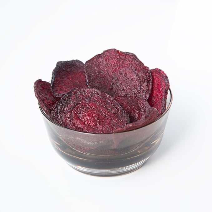 Root Foods Beet Chips, Natural Veggie Snack, Non-GMO Vegetable Crisps, Good for Adults, Kids, Vegan, Gluten Free, Kosher, Halal