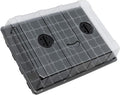 Gardzen Seed Starter Tray, 5 Pack Smiling Face Plant Germination Trays with Total 350-Cell, Seed Starter Kit with Humidity Vented Domes and Bases for Starting Vegetable Flower Herb Seeds 18" x 14"