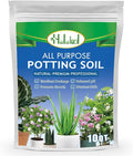 Halatool 10QT Indoor Potting Soil for Plants Orchid Potting Mix Garden Top Succulent Bonsai Soil for Aloe Vera Houseplants Flowers Vegetables & Herbs