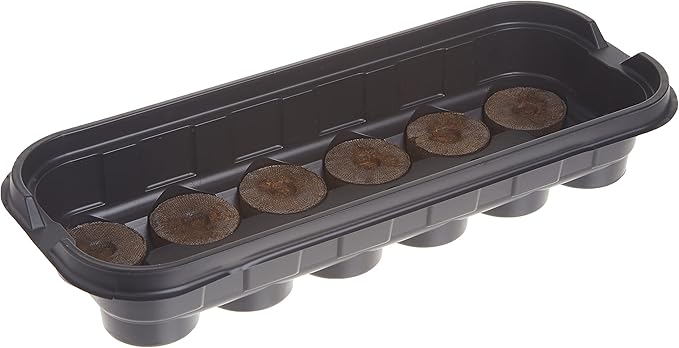 Jiffy Seed Starting Windowsill Greenhouse with 12 Biodegradable 36mm Peat Pellets (J312)
